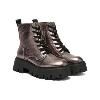 Pracovní obuv Kotníková obuv Buffalo Aspen Lace Up Mid 1622596 Stříbrná 39