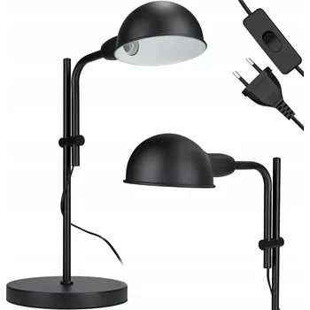 Lampička Stolní LED lampička Noční do ložnice na čtení, patice E27, vypínač