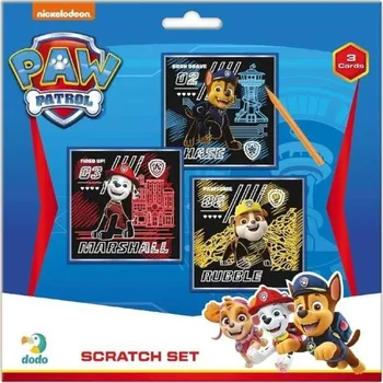 DODO Škrabací obrázky Tlapková patrola: Prima parta 21x21cm
