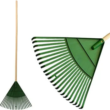 Hrábě Strend Pro Garden Hrábě na listí Strend Pro R121.WH, 22 lamelové, vějířové, PH, dřevěná násada 1300 mm