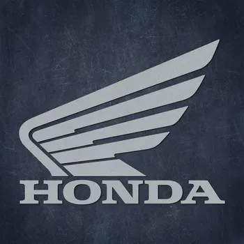 Obraz Dřevěné 3D logo motorky na zeď - Honda, Stříbrná | DUBLEZ