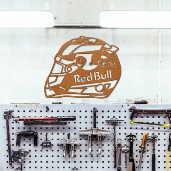 Obraz Dřevěný obraz - Helma na motorku, Třešeň | DUBLEZ