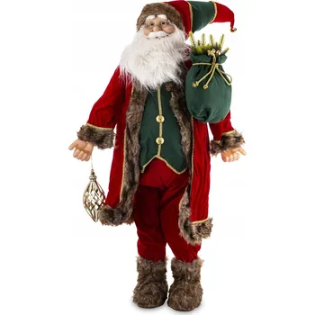 Vánoční dekorace Velká vánoční figurka Mikuláš jako vánoční dárek pod vánoční stromeček