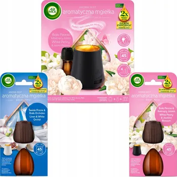 Osvěžovač vzduchu Air Wick Mgiełka Kompletní sada Bílá Pivoňka Kvetoucí Jasmín + Náhradní Náplň 2x20ml