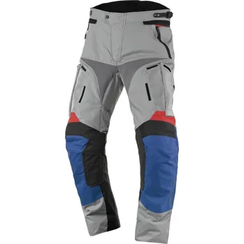 Moto kalhoty Scott kalhoty Dualraid DP light grey/blue 3XL