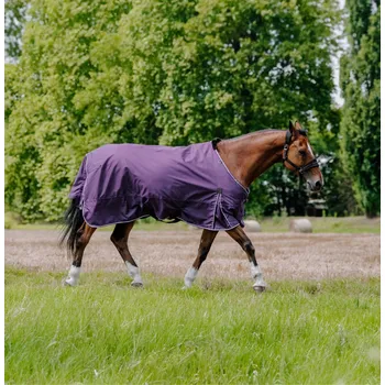 Deka pro koně EQUITHÈME Deka výběhová Tyrex Aisance Equithème, 300 g, plum Délka zad: 155 cm