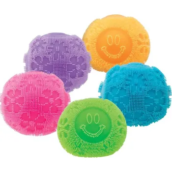 Výuková hračka Antistresový míček "Síla květin" Modrá