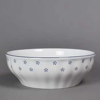 G.Benedikt 1882, Karlovy Vary Mísa válcová 24 cm Benedikt Valbella modrá D9417