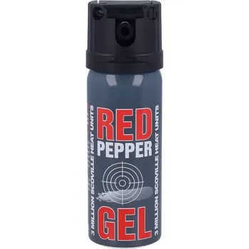 Bojový sport Pepřový sprej RED GEL GRAPHITE 50ml CLONA (Obranný pepřový sprej nové generace 3 000 000 SHU ve formě gelu s dostřikem účinné látky až 5 metrů tzv. CLONA)