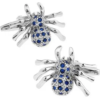 Manžetový knoflíček Manžetové knoflíčky pavouk Modrá