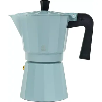 Varná konvice LEOPOLD VIENNA Moshi Moka konvička, hliník, mint, 6 šálků, výška: 210 mm, délka: 175 mm