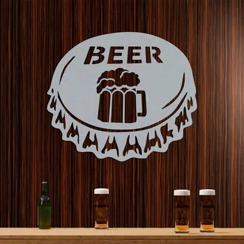 Obraz Dřevěný dárek pro milovníka piva - Pivní víčko | DUBLEZ