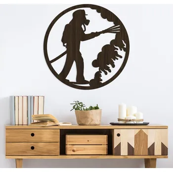 Obraz Dárek pro hasiče - Dřevěný obraz | DUBLEZ