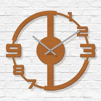 Hodiny Nástěnné hodiny s tichým chodem - Summery, Třešeň | DUBLEZ