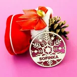 Vánoční koule se jménem - Vločka | DUBLEZ