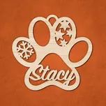 Ozdoba na stromeček se jménem - Tlapka | DUBLEZ