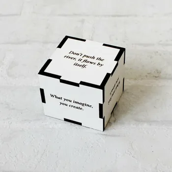 Obraz Levný dárek - Motivační kostka anglicky | DUBLEZ