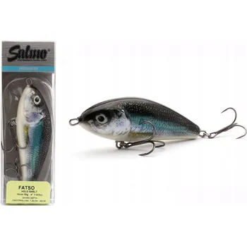 Umělá nástraha Salmo Wobler Fatso Plovoucí 8cm Holo Smelt