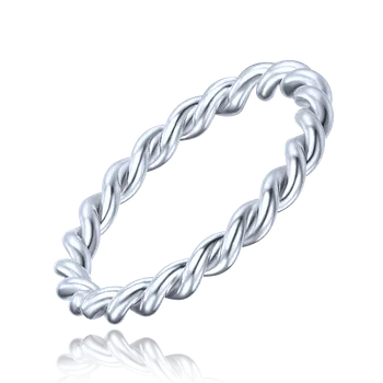 Souprava šperků MINET Elegantní stříbrný prsten vel. 56 JMAS0280SR56