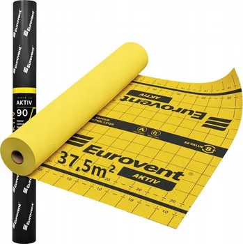 Stavební fólie Parotěsná Fólie Eurovent 25 x 1,5 x 0,5 mm 90 g/m²