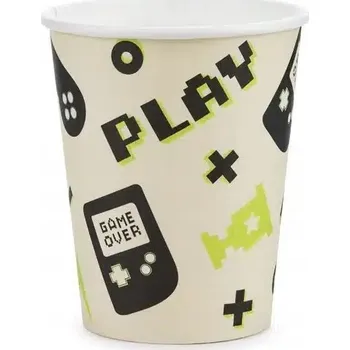 Party nádobí Hráčské Kelímky , 220 ml, mix (1 balení / 6 ks )