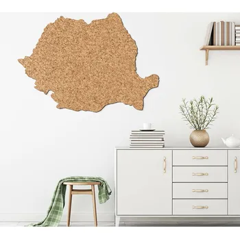 Korková mapa na zeď - Rumunsko | DUBLEZ
