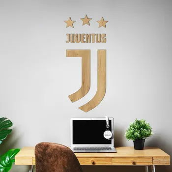 Obraz Dřevěné logo fotbalového klubu - Juventus | DUBLEZ