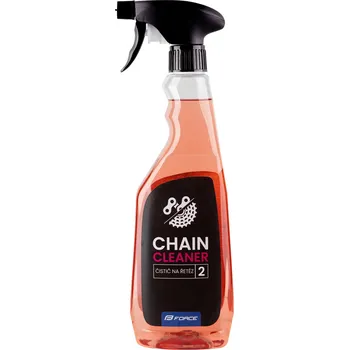 Příslušenství pro cyklistiku Force čistič STRONG na řetězy, růžový