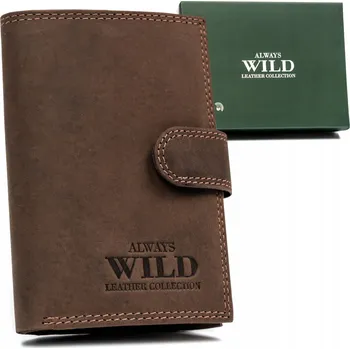Peněženka Muž peněženka z pravé kůže Always Wild hnědá