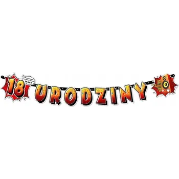 Banner nápis na 40. narozeniny, až 195 cm, girlanda BR20