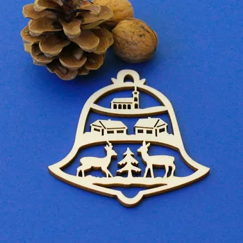 Obraz Dekorace na stromeček - zvonek | DUBLEZ