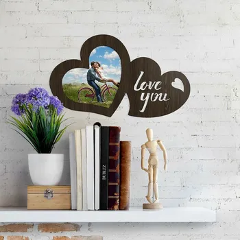 Obraz Dřevěný fotorámeček - Love you, Wenge | DUBLEZ