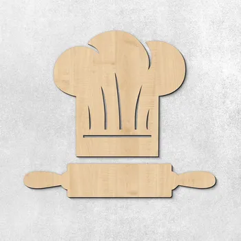 Informační tabulka Dřevěné označení na dveře - Kuchyně, Javor | DUBLEZ