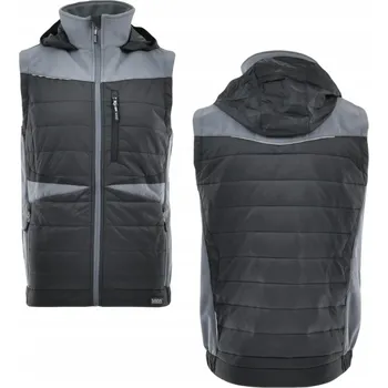 Pracovní obuv PRACOVNÍ HYBRIDNÍ ZATEPLENÁ VESTA BEZ RUKÁVŮ S KAPUCÍ COMFORT