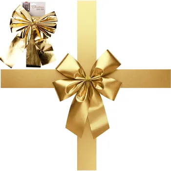 Vánoční dekorace VÁNOČNÍ Mašle velká dekorativní mašlička na vchodové dveře