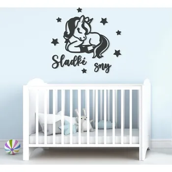 Obraz Nálepka na zeď do dětského pokojíčku - Sladké sny | DUBLEZ