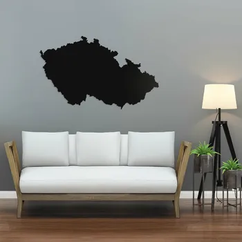 Dřevěná mapa na zeď - Česká republika | DUBLEZ