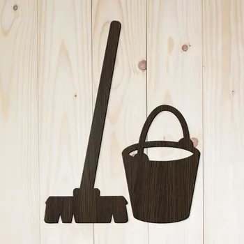 Informační tabulka Symbol na dveře - Úklidová místnost | DUBLEZ