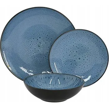 Talíř Jídelní servis porcello BLUE 18dílná ks