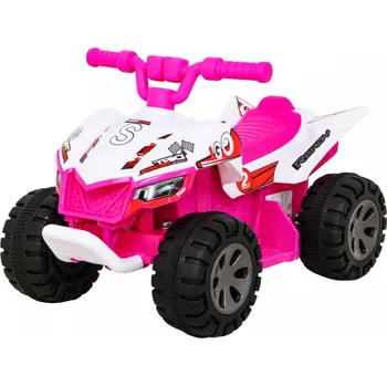 Dětské vozidlo Nejrychlejší bateriová čtyřkolka pro děti Růžová + 25W motor