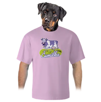 Pánské tričko Bastard Čumilka unisex tričko oversized Orchid