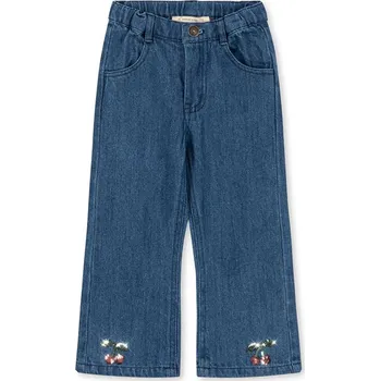 Dětské rifle Konges Sløjd ELBA FLARE JEANS GOTS KS104394 KS104394.PreSpring námořnická modř 59X, vel. 110-116