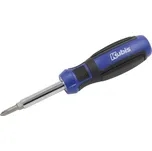 Šroubovák 6 v 1 v pouzdře, PH1-SL5, PH2-SL6 мм, торцевая 6-8 мм, CrV6150, HRC 51-54