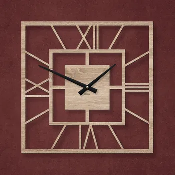 Hodiny Nástěnné hodiny do obýváku - Chronos, Dub Sonoma | DUBLEZ