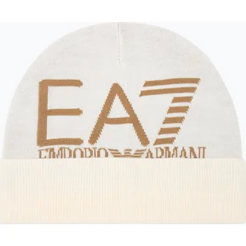 Čepice Zimní čepice EA7 Emporio Armani Mountain Visibility Beanie vanilla ice / tigers eye