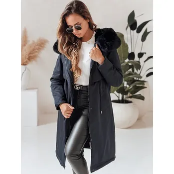 Tmavě modrá dlouhá parka LUSTER TY4018 Velikost: L