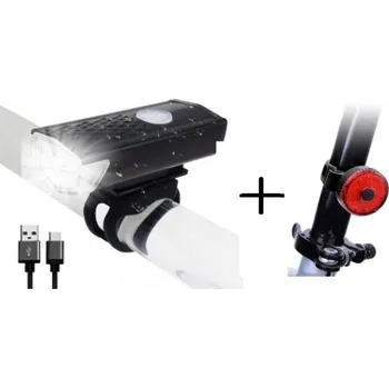 Cyklosvítilna Světla na kolo přední zadní USB světlo na kolo HY028