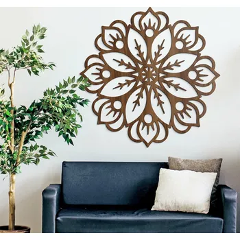 Obraz Obraz mandala - Záře, Ořech | DUBLEZ