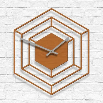 Hodiny Levné nástěnné hodiny - Factory, Třešeň | DUBLEZ