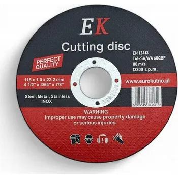 Vrták Kotouč na řezání kovu 115x1,0 INOX, silný